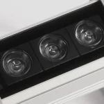 WLL03 LED wallwasher lens optiği yakın detay — teknik görsel