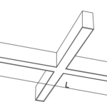 X Linear Armatür boyutlu teknik ölçü çizimi — teknik görsel