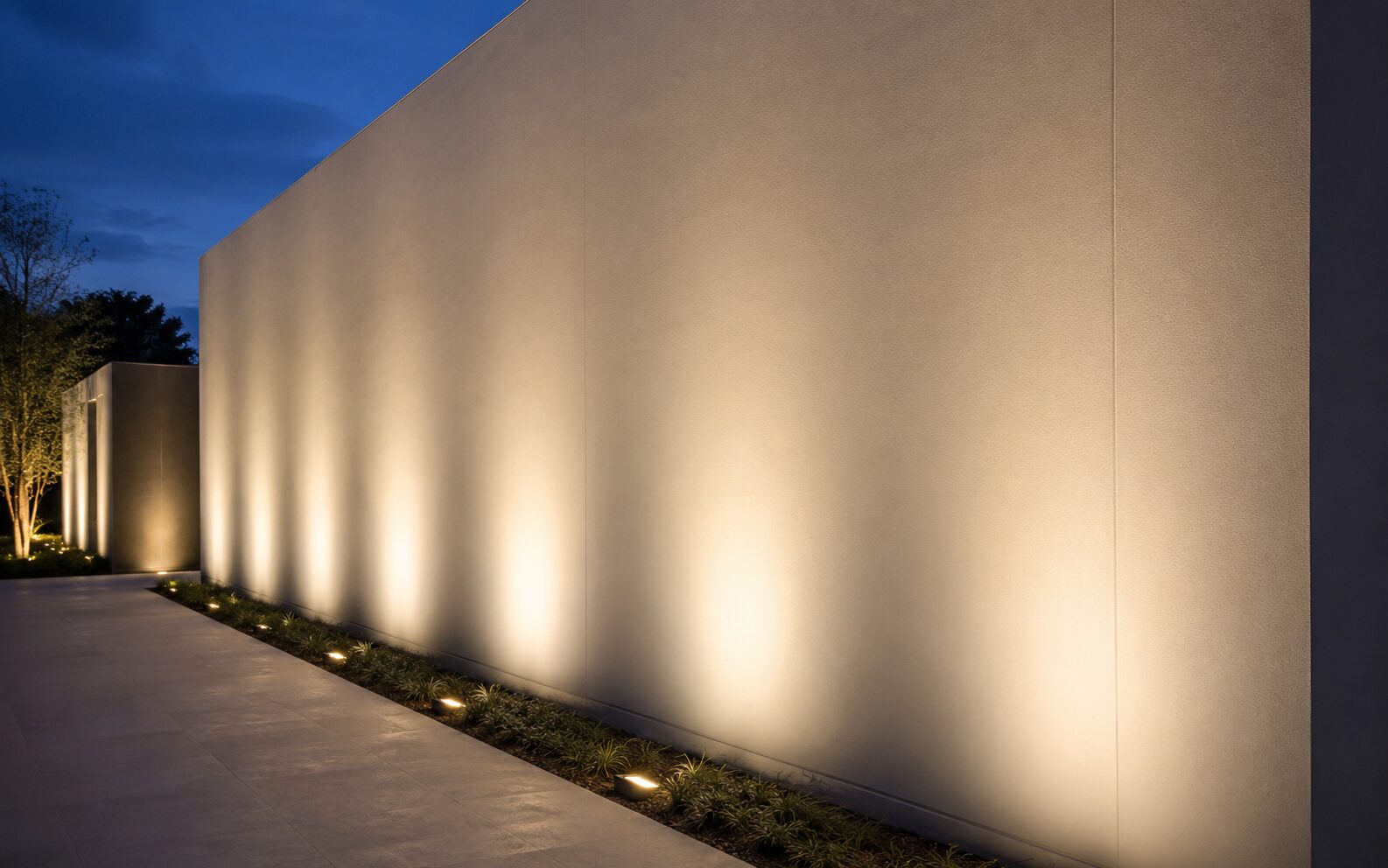 Wall washing uygulamasında gölgelerin azalması