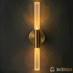 Gold Buzlu Tekli LED Aplik