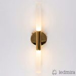 Gold Buzlu Tekli LED Aplik