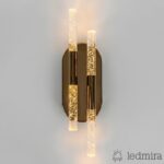 Gold Çiftli Bubble LED Aplik
