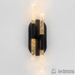 Siyah Çiftli Bubble LED Aplik