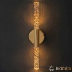 Gold Tekli Bubble LED Aplik