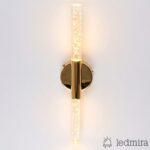 Gold Tekli Bubble LED Aplik