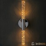 Gümüş Tekli Bubble LED Aplik
