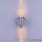 Gümüş Tekli Bubble LED Aplik