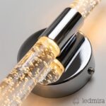 Gümüş Tekli Bubble LED Aplik detay